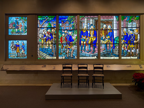 George Washington Stained Glass Art