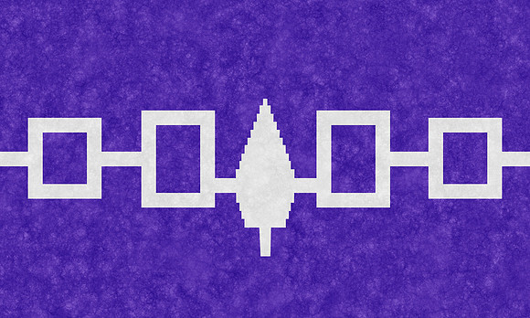 Velvet Flag - Haudenosaunee Confederacy (Iroquois)