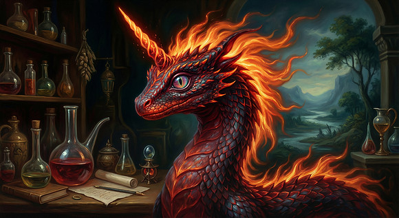 Firehorn Salamander