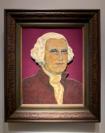 Crop Art Portrait - George Washington