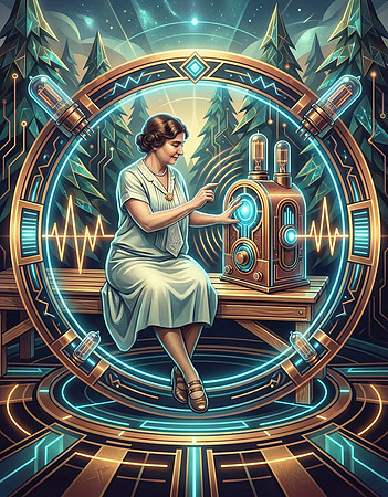 Helen Keller's Deco Radio