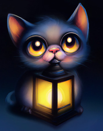 Lantern Kitty