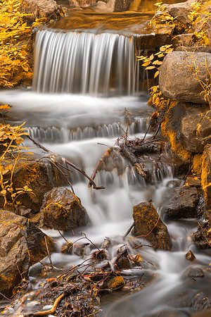 Gold Jean-Drapeau Waterfall