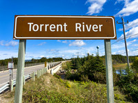 Torrent River Sign
