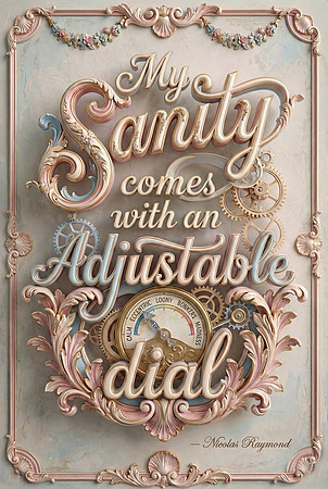 Personal AI Quote - My Sanity Comes with an Adjustable Dial