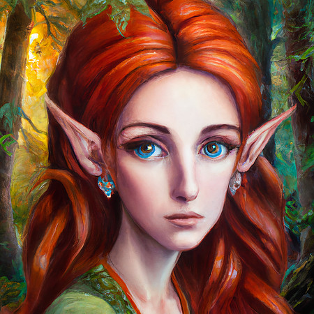 Redhead Forest Elf