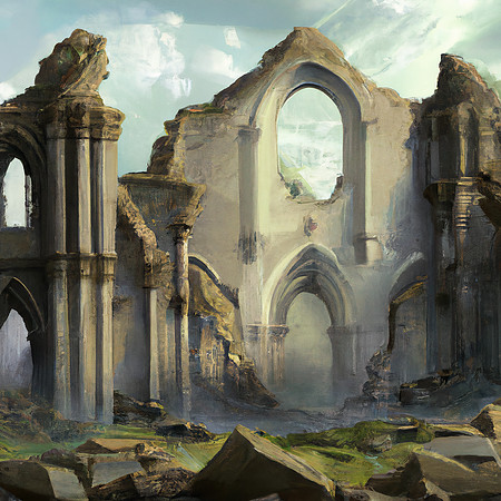 Ancient Abbey Ruins