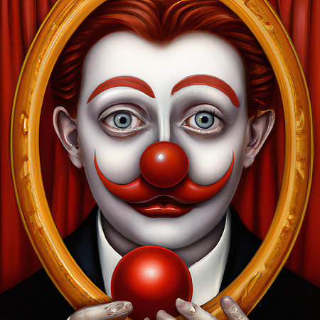 Dapper Clown Portrait