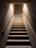 Illuminated Crypt Staircase