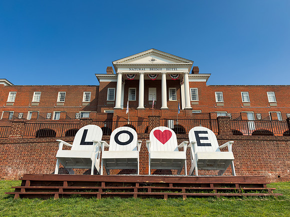 Sit & Love at the Natural Bridge Hotel