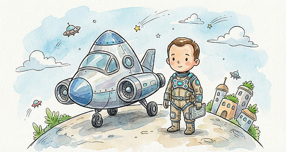 Saint-Exupéry Space Cadet