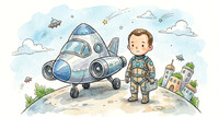Saint-Exupéry Space Cadet