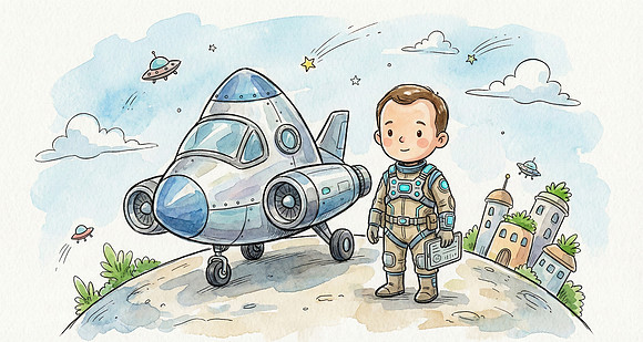 Saint-Exupéry Space Cadet