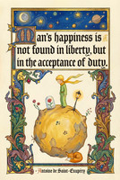 Antoine de Saint-Exupéry AI Quote - Man's Happiness [...]