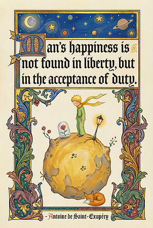 Antoine de Saint-Exupéry AI Quote - Man's Happiness [...]