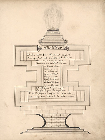 Vintage Decorative Poem - The Altar
