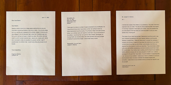 Candid Clara Barton Letters