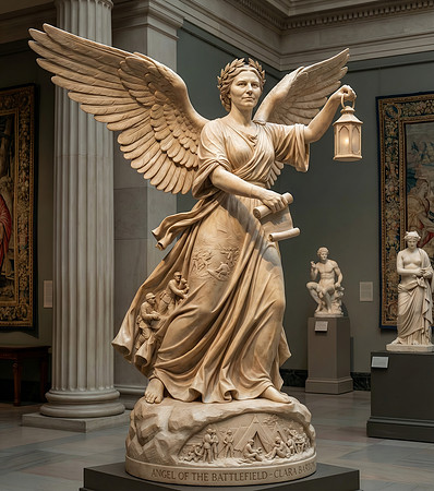 Clara Barton Sculpture - Angel of the Battlefield