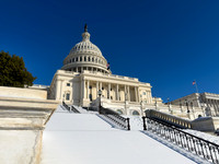 Capitol Snow Staircase