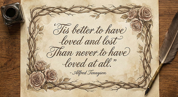 Alfred Tennyson AI Quote - ’Tis better to have loved and lost