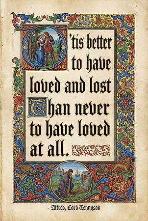 Alfred, Lord Tennyson AI Quote - ’Tis better to have loved and lost