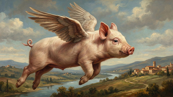 Flying Piglet