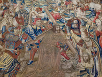 Flemish Tapestry - The Procession to Calvary