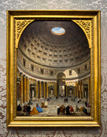 Interior of the Pantheon, Rome (by Giovanni Paolo Panini circa 1734)