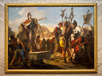 Queen Zenobia Addressing Her Soldiers (by Giovanni Battista Tiepolo circa 1725/1730)