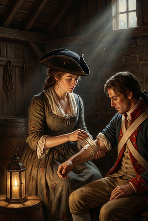 Tending to the Rebel's Wound