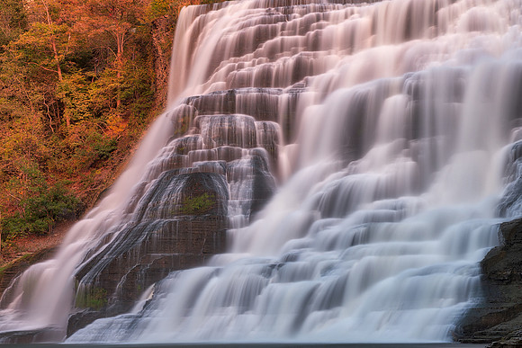 Twilight Glow of Ithaca Falls