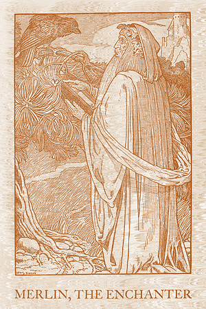 Marbled Nostalgia of Merlin, the Enchanter