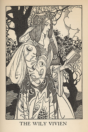 Vintage Image Plate - The Wily Vivien