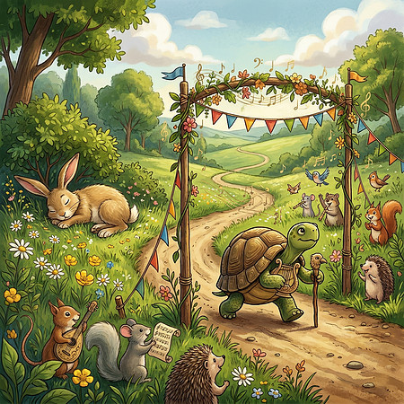 Music Album Art - Slow and Steady Wins the Race