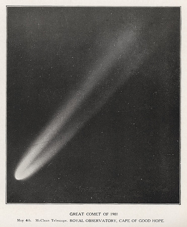 Vintage Image Plate - Great Comet of 1901