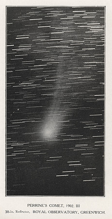 Vintage Image Plate - Perrine's Comet, 1902