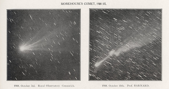 Vintage Image Plate - Morehouse's Comet, 1908