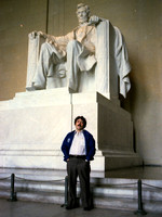 Gérard at the Lincoln Memorial