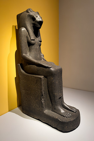 Sakhmet Statue - Three-Quarter View