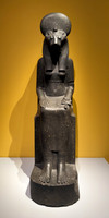 Sakhmet Sun Disk Statue
