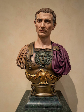 AI Color Bust Recreation - Julius Caesar