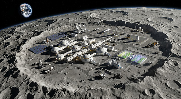 AI Simulation - Early Moon Colony