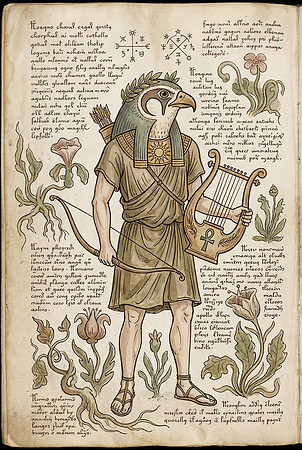 Nostravoynich Manuscript Page - Orus Apollo