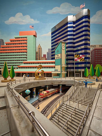 Retro < Future > Maquette - The Maryland World Station