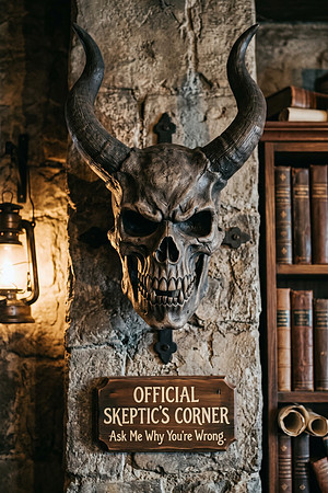 Demon Trophy Skull at the Official Skeptic's Corner
