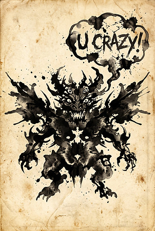 Crazy Rorschach Homage