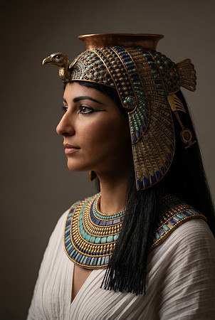 AI Photo Portrait Simulation - Queen Nefertari