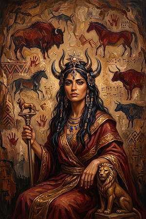 Archaic Fantasy Cave Queen