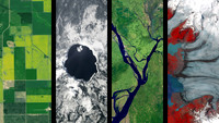 Landsat Word Art - LOVE