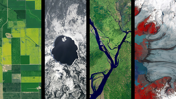 Landsat Word Art - LOVE